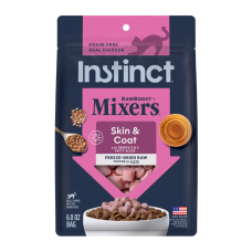 Instinct Cat Freeze Dried Raw Mixers Skin & Coat 6oz Instinct Cat Freeze Dried Raw Mixers Skin & Coat 6oz